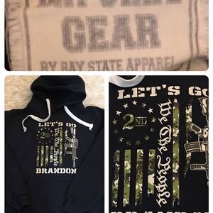 LETS‎ GO BRANDON! CAMO We the people Thick cozy Hoodie! UNISEX